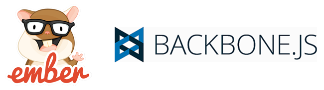 Ember JS and Backbone logos